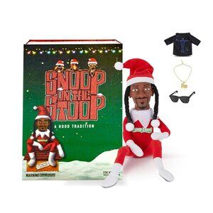 Snoop on a Stoop 2023, Snoop elf on a Shelf, Elf Doll, Box Toy 12" Figurine Elf